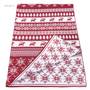 Fijngebreide deken van merino wol. Met prachtig design en warme kleuren en een sieraad in uw woning. 