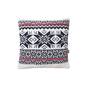 Fijngebreid kussen van merino wol. Met prachtig design en warme kleuren en een sieraad in uw woning. 