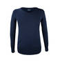 Fijngebreide navy merinowol damestrui van Kama Fashion & Function. Zacht,licht van gewicht en met een natuurlijke reinigingsfunctie. Lichtgewicht stijlvol en modieus shirt voor dagelijks gebruik. 