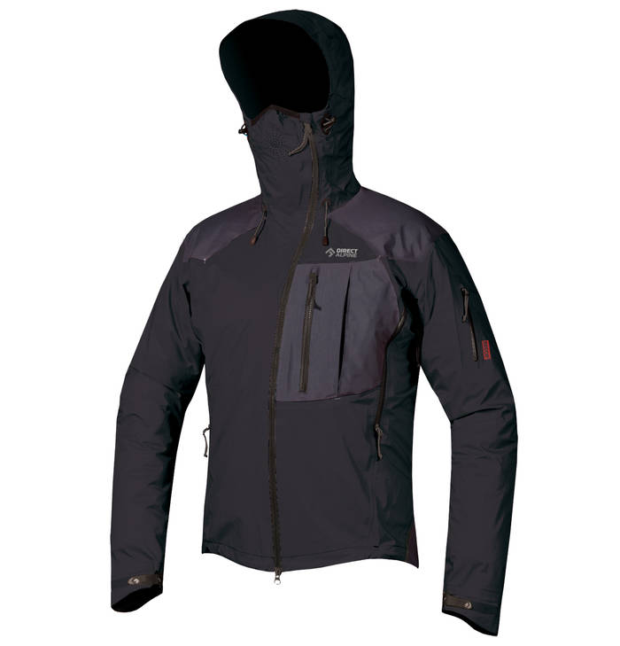Pijnboom Catena Parameters Direct Alpine Guide lichtgewicht hardshell Jacket heren zwart | Antrekk