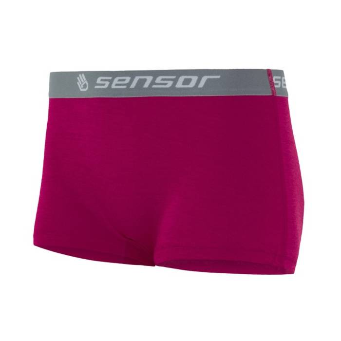 condensor Buurt Marine Sensor 100% merino wol Active boxershort dames lila | Antrekk